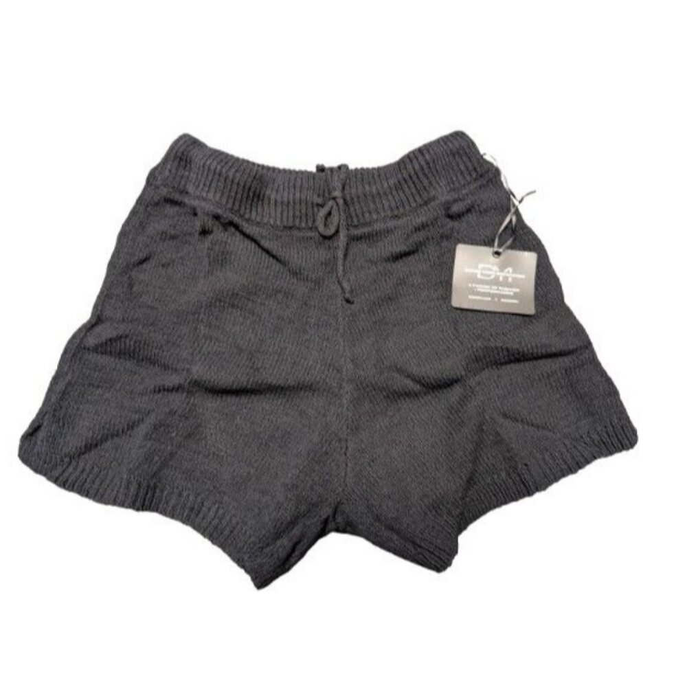 DYI Women's Sweater Felt Bottom Short Black Size Large